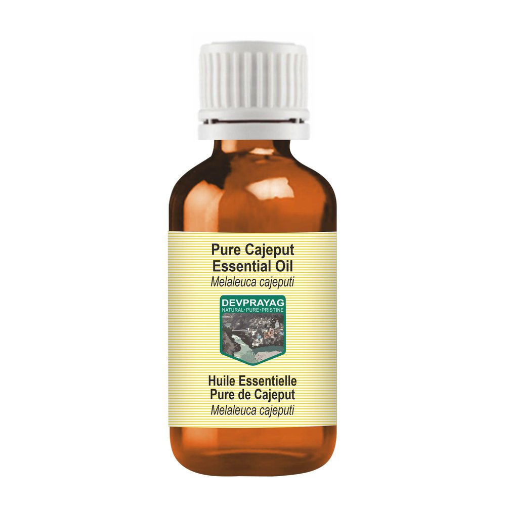 Devprayag Pure Cajeput Essential Oil (Melaleuca cajeputi) Steam Distilled 100ml (3.38 oz)