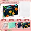 Yinder 24 Packs 960 Sheets Tissue Cube Car Facial Boxes Disposable Facial Travel Tissues Holder Soft Watercolor Boxes 2 Ply 40 Sheets for Wedding Household Car Kitchen Bathroom(Religious) view 3