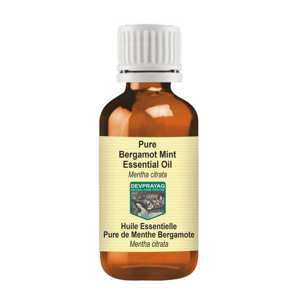 Devprayag Pure Bergamot Mint Essential Oil (Mentha citrata) Steam Distilled 100ml (3.38 oz)