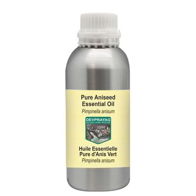 Devprayag Pure Aniseed Essential Oil (Pimpinella anisum) Steam Distilled 1250ml (42 oz)