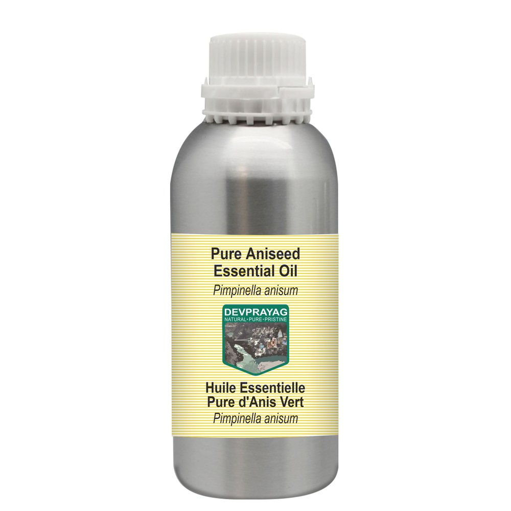 Devprayag Pure Aniseed Essential Oil (Pimpinella anisum) Steam Distilled 1250ml (42 oz)