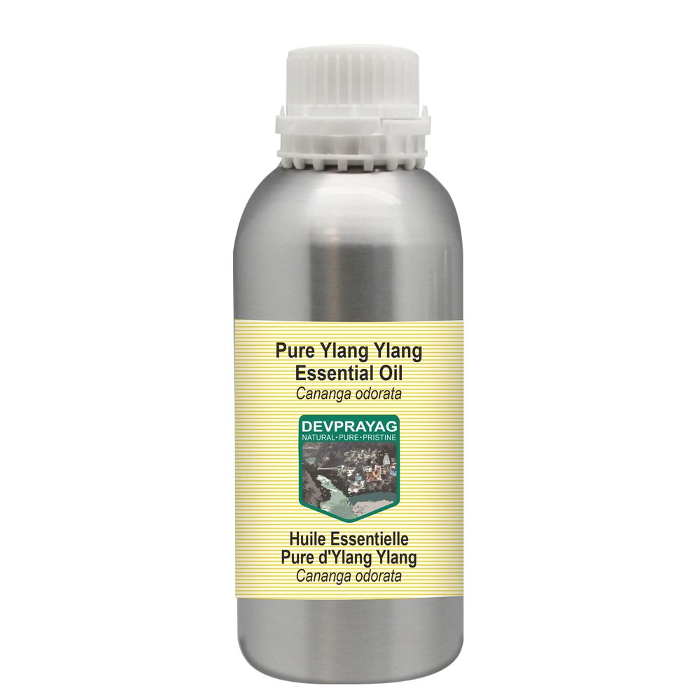 Devprayag Pure Ylang Ylang Essential Oil (Cananga odorata) Steam Distilled 1250ml (42 oz)