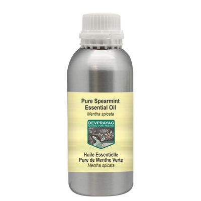 Devprayag Pure Spearmint Essential Oil (Mentha spicata) Steam Distilled 1250ml (42 oz)