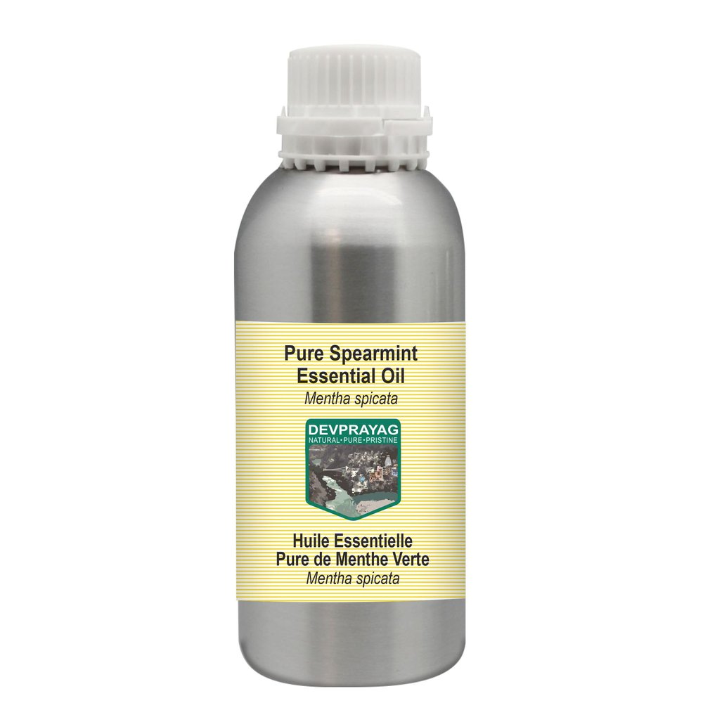 Devprayag Pure Spearmint Essential Oil (Mentha spicata) Steam Distilled 1250ml (42 oz)