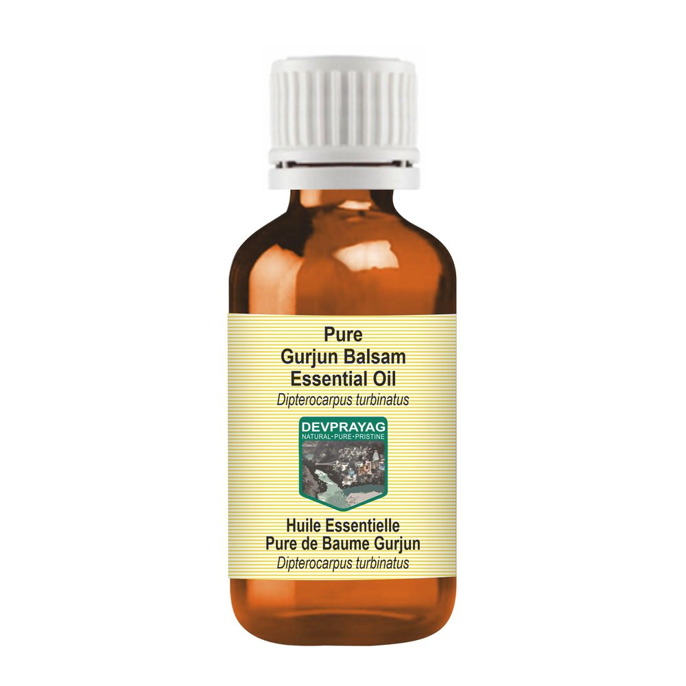 Devprayag Pure Gurjun Balsam Essential Oil (Dipterocarpus turbinatus) Steam Distilled 5ml (0.16 oz)
