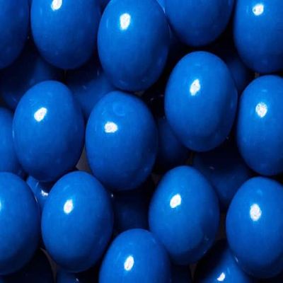 Bayside Candy 1" Large Gumballs - Colored Gumball Collection - Gumball Machine - Shimmer and Solid Colors (Blue Gumballs 1" Large, 1LB)