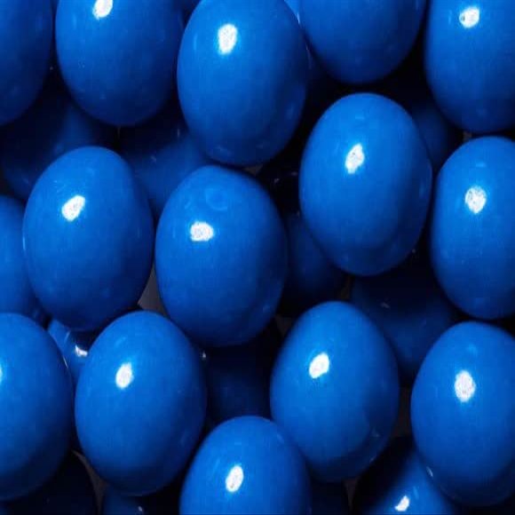 Bayside Candy 1" Large Gumballs - Colored Gumball Collection - Gumball Machine - Shimmer and Solid Colors (Blue Gumballs 1" Large, 1LB)