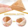 4 Pairs Breathable Forefoot Socks Relief Front Foot Pads for Comfortable Support Non Slip Design for High Heels and Everyday Wear Skin Tone Each Style view 3