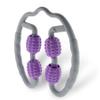 5 STAR SUPER DEALS Quad Roller Massage Stick- U Shaped 360 Deep Massage Ball Tool to Relieve Arm, Leg, Neck Muscle Soreness Stiffness and Tight Muscles (Purple) view 1