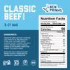 The New Primal Grass Fed Beef Sticks, Keto, Gluten Free Healthy Snacks for Adults, Sugar Free Low Carb High Protein Snack, Paleo Whole30 Jerky Meat Stick, 8g Protein, 90 Calories, 5 Pack view 2