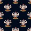 Funny Santa Bodybuilder Gift Wrap Thick Wrapping Paper Weightlifter Powerlifter Christmas Present (12 foot x 30 inch roll) view 1
