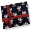 Funny Santa Bodybuilder Gift Wrap Thick Wrapping Paper Weightlifter Powerlifter Christmas Present (12 foot x 30 inch roll) view 3