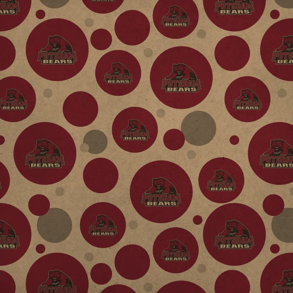 GRAPHICS & MORE State University of New York at Potsdam Primary Logo Premium Kraft Gift Wrap Wrapping Paper Roll