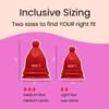 Bfree Menstrual Cup 2-Pack - Reusable Period Cup Leak-Free Eco-Friendly Tampon/Pad Alternative Feminine Hygiene Product for Teens, Women - Includes Size 1 + Size 2 Cups view 2