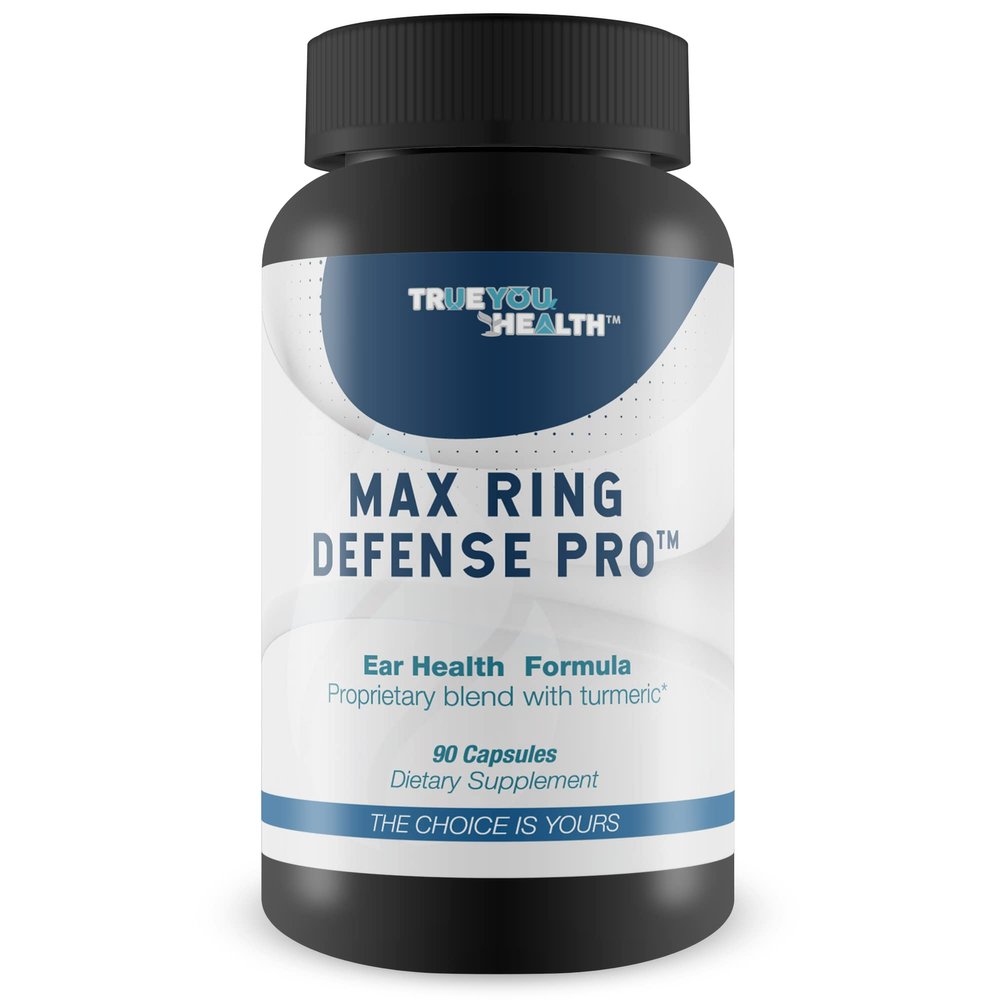 Tinnitus Max Ring Defense Pro - Ear Health Formula - Reduced Ear Ringing & Hearing Loss Support - Contains Turmeric & Garlic to Support Healthy Swelling Response & Improve Circulation to the Inner Ear