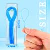 Vesici 600 Pcs Dental Floss Threader for Bridges, Braces, and Implants Dental Threader, Multifunctional Nylon Loop Design for Your Teeth, Pack of 12(Blue and Green) view 2