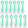 Vesici 600 Pcs Dental Floss Threader for Bridges, Braces, and Implants Dental Threader, Multifunctional Nylon Loop Design for Your Teeth, Pack of 12(Green) view 1