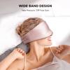 LitBear Silk Sleep Mask for Side Sleeper, Eye Mask Sleeping for Women Men 100% 22 Momme Pure Mulberry Silk, Face-Hugging Padded Eye Cover for Sleeping with Adjustable Band (Pink) view 4