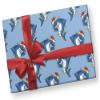 Funny Dabbing Shark Gift Wrap Thick Wrapping Paper Dab Santa Christmas Present (12 foot x 30 inch roll) view 3