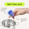 Bfree Teen Menstrual Cup 2-Pack - Reusable Period Cup Leak-Free Eco-Friendly Tampon and/Alternative Feminine Hygiene Product for Menstruating Teens, Women - Includes 2 Cups view 3