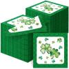 200 Pcs St. Patrick's Day Shamrock Napkins Green Cocktail Napkins Shamrock Beverage Paper Napkin Disposable Dinner Napkins Cocktail Napkin for Irish Kitchen Restaurant Parties DinnersStylish view 1