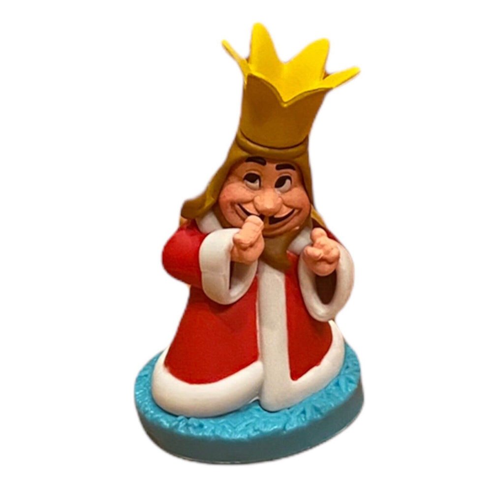 Alice Wonderland King Of Hearts 3 PVC CAKE TOPPER Figure Figurine