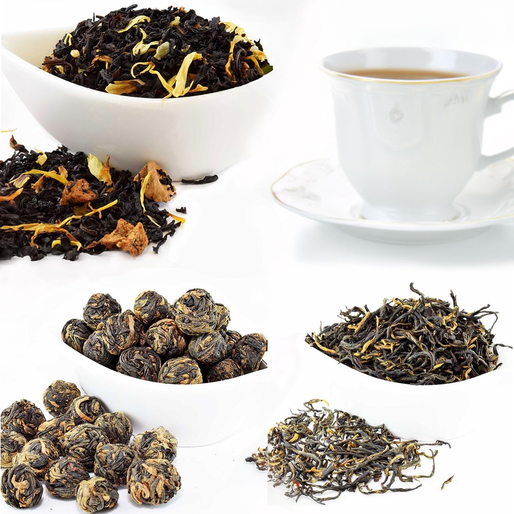 T7 TEA Loose Tea Gift Set (Black Teas 3 Flavors, 2oz)