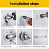 Bathroom Handrail Grab Bar, Space Aluminum Bathroom Safety Handrails, Handrails for The Elderly in The Shower,A-16 inches / 40 cm/386 (Color : D, Size : 16 inches/40 cm) view 4