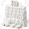 Yinder 100 Pcs Pocket Tissues Bulk Wedding Mini Tissues Travel Size Facial Napkin Bulk for Guests 3 Ply Facial Napkins for Wedding Bride Shower Bachelorette Celebration Party Favors view 1