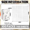 Yinder 100 Pcs Pocket Tissues Bulk Wedding Mini Tissues Travel Size Facial Napkin Bulk for Guests 3 Ply Facial Napkins for Wedding Bride Shower Bachelorette Celebration Party Favors view 3