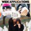 Yinder 100 Pcs Pocket Tissues Bulk Wedding Mini Tissues Travel Size Facial Napkin Bulk for Guests 3 Ply Facial Napkins for Wedding Bride Shower Bachelorette Celebration Party Favors view 4