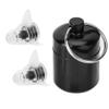 Professional Concert Ear Plugs - 27dB Noise Reduction Music Earplugs for Musicians, Drummers, Festival & Party Use - Hearing Protection with Comfort Design (Black) view 1