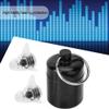 Professional Concert Ear Plugs - 27dB Noise Reduction Music Earplugs for Musicians, Drummers, Festival & Party Use - Hearing Protection with Comfort Design (Black) view 3