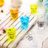 Peryiter 100 Pcs Plastic Shot Glasses Bulk Mini 1.7 oz Disposable Shot Cups Clear Funny Design Plastic Sample Glasses Tasting Cups Wine Whiskey Container for Adult Wedding Birthday Party Supplies view 4