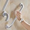 Bathroom Handrail Grab Bar, Space Aluminum Bathroom Safety Handrails, Handrails for The Elderly in The Shower,A-16 inches / 40 cm/386 (Color : A, Size : 16 inches/40 cm) view 4