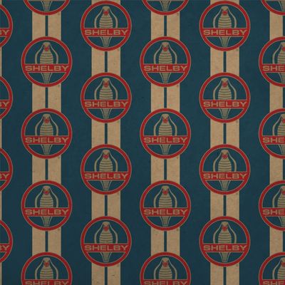 GRAPHICS & MORE Shelby Cobra Vintage Logo Premium Kraft Roll Gift Wrap Wrapping Paper