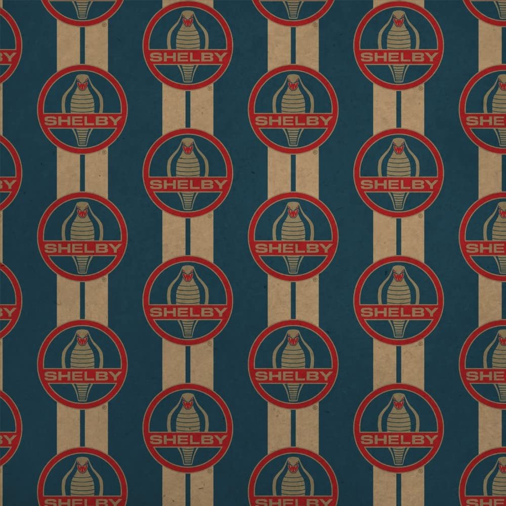 GRAPHICS & MORE Shelby Cobra Vintage Logo Premium Kraft Roll Gift Wrap Wrapping Paper