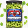 Green Mint Candy Popcorn by Its Delish, 16 Oz Jumbo Reusable Container, Festive Air Popped Sweet Crunchy Caramelized Popcorn - Refreshing Snack for Desserts, Parties, Candy Buffet  Vegan, Kosher view 2