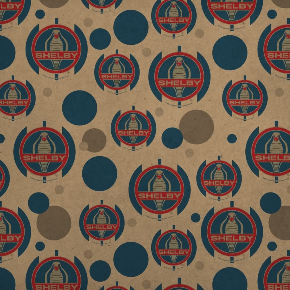 GRAPHICS & MORE Shelby Cobra Vintage Logo Premium Kraft Gift Wrap Wrapping Paper Roll