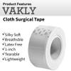 Cloth Medical First Aid Tape 1" x 10 Yards [Pack of 12 Rolls] Lightweight Breathable Silk-Like Microporous Self Adhesive Latex Free Hypoallergenic Bandage and Wound Dressing Tape (12) view 3