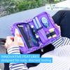Sugar Medical Diabetes Supply Case | Medical Supplies Travel Bag | Glucose Meter Organizer | Diabetic Care Products | Glucometer Kit (Purple Leopard) view 2