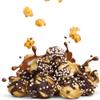 Fun & Delish Caramel Chocolate Popcorn by Its Delish,2 lbs Bulk Bag - Festive Caramel and Chocolate Sweet Crunchy Popcorn Topped with Sprinkles of White Nonpareils - Air popped, Vegan, Kosher view 3