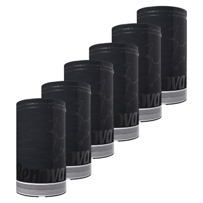 Paper Towel Jumbo Roll 2 Ply 120 Highly Absorbent Sheets Set of 3, 6 or 8 (6 Rolls, Black)