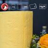 Paper Towel Jumbo Roll 2 Ply 120 Highly Absorbent Sheets Set of 3, 6 or 8 (8 Rolls, Yellow) view 2