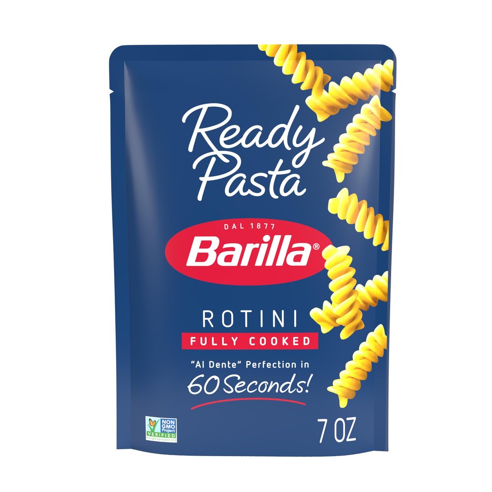 Barilla Ready Pasta, Fully Cooked Rotini Pasta, Non-GMO & Kosher, 7 oz