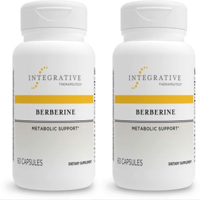 Integrative Therapeutics Berberine - Supports Metabolic Health & Cellular Energy Metabolism - Practitioner-Trusted Quality - Dairy-Free & Gluten-Free - 120 Capsules (120 Servings)
