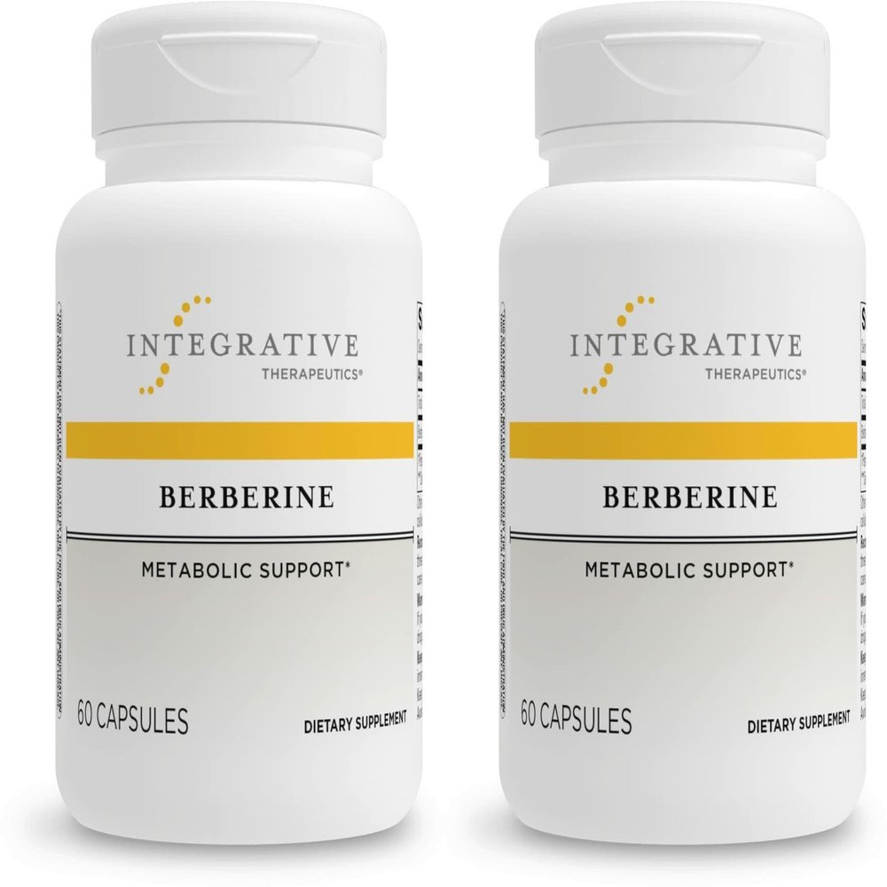 Integrative Therapeutics Berberine - Supports Metabolic Health & Cellular Energy Metabolism - Practitioner-Trusted Quality - Dairy-Free & Gluten-Free - 120 Capsules (120 Servings)