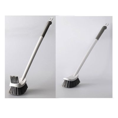 KIZQYN Toilet Brush Toilet Brush,Long Handle Toilet Multifunctional All-Round Cleaning Toilet Cleaning Brush Bathroom Long Handle Cleaning Brush Toilet Cleaner Brush (Color : B)