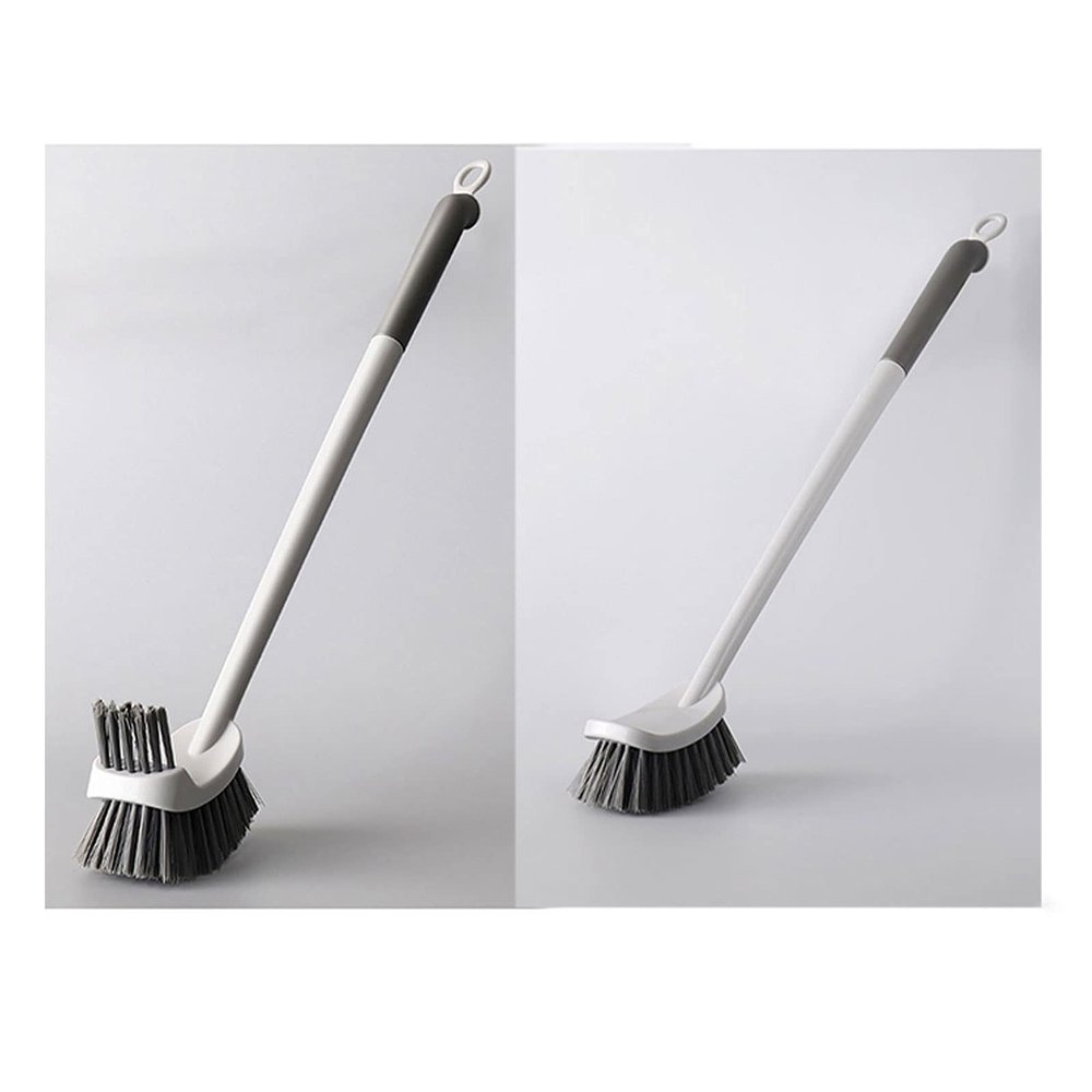 KIZQYN Toilet Brush Toilet Brush,Long Handle Toilet Multifunctional All-Round Cleaning Toilet Cleaning Brush Bathroom Long Handle Cleaning Brush Toilet Cleaner Brush (Color : B)