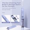 Ear Wax Removal Tool with Light Kids Ear Wax Remover Ear Cleaning Tool Ear Cleaner with Built-in Storage Space UANRNA Upgraded Ear Wax Removal with Light for Kids & Adults (Purple) view 2